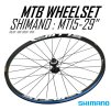 SHIMANO WH-MT15 MTB kolesá pár, predné+zadné
