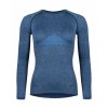FORCE tričko funkčné SOFT LADY dlhý rukáv, modré