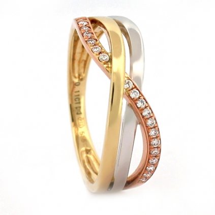 Diamantový prsten 0,11ct 1465