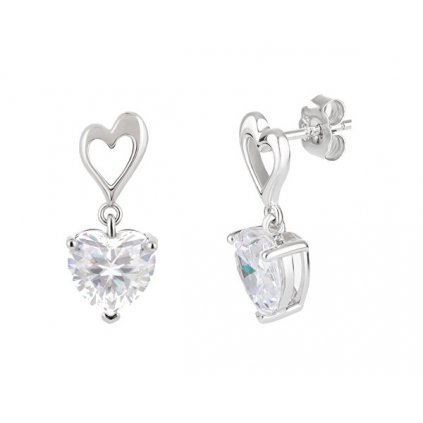 preciosa romanticke stribrne nausnice clarity s kubickou zirkonii preciosa 5387 00 14933404054714