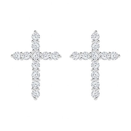 preciosa designove stribrne nausnice tender cross s kubickou zirkonii preciosa 5333 00 14838640074611