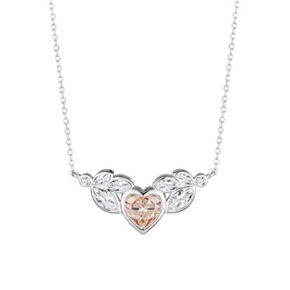 preciosa romanticky stribrny nahrdelnik s kubickou zirkonii all i love 5273 61 14894576061705