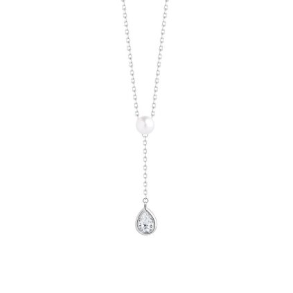 preciosa nezny stribrny nahrdelnik s pravou perlou pure pearl 5336 00 14854638141444