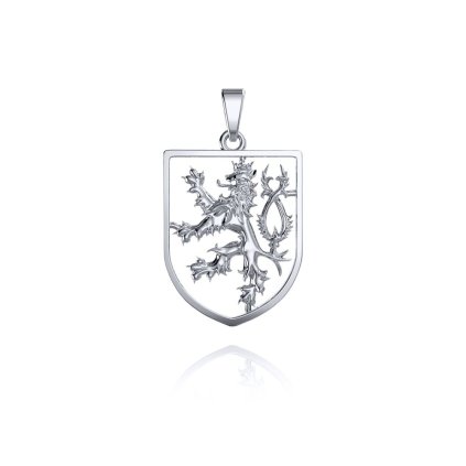Stříbrný přívěsek ČESKÝ LEV