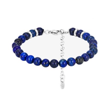 preciosa naramek z chirurgicke oceli a lazuritu lapis glamour 7476 68 14975830091407