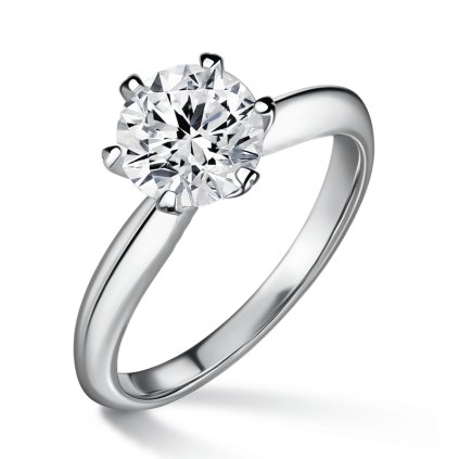 Zásnubní prsten s laboratorním dia 0.5ct