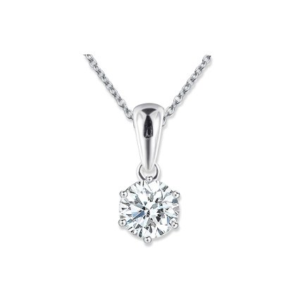 Zlatý přívěsek s laboratorním dia 0,58ct