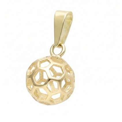 Zlatý přívěsek fotbalový míč