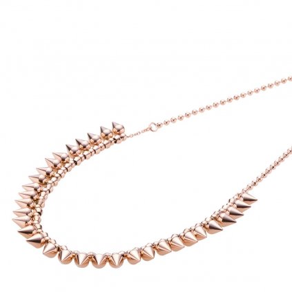 Ocelový náhrdelník Storm Narla Necklace Rose Gold