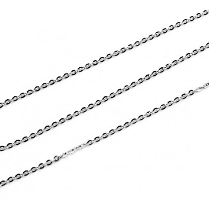Zlatý řetízek Anker,bílé zlato 42-65 cm
