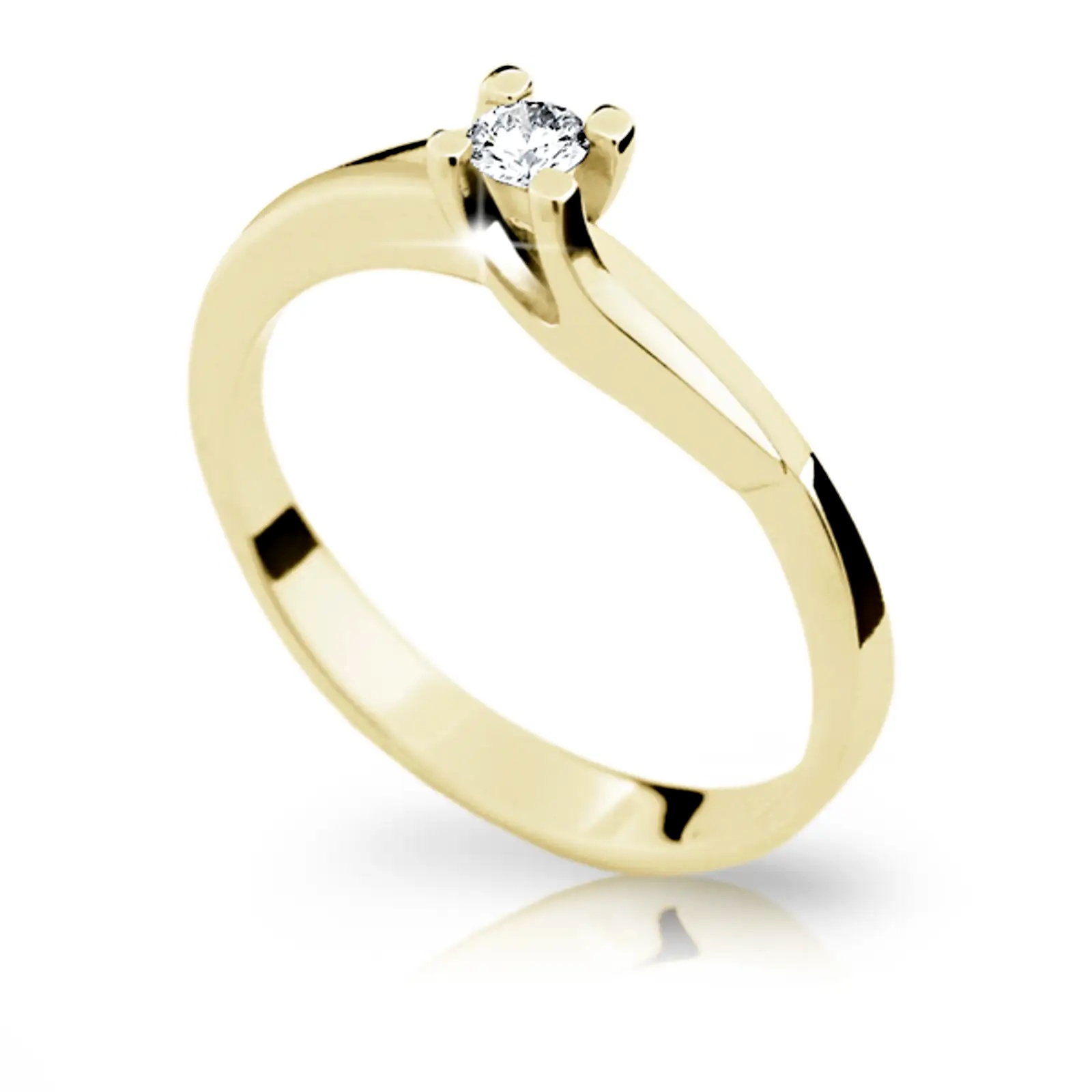 Diamantový prsten 0,20 ct Velikost a váha prstenu: 56