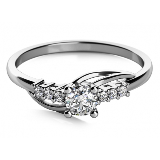 Diamantový prsten 0,34ct Sofie
