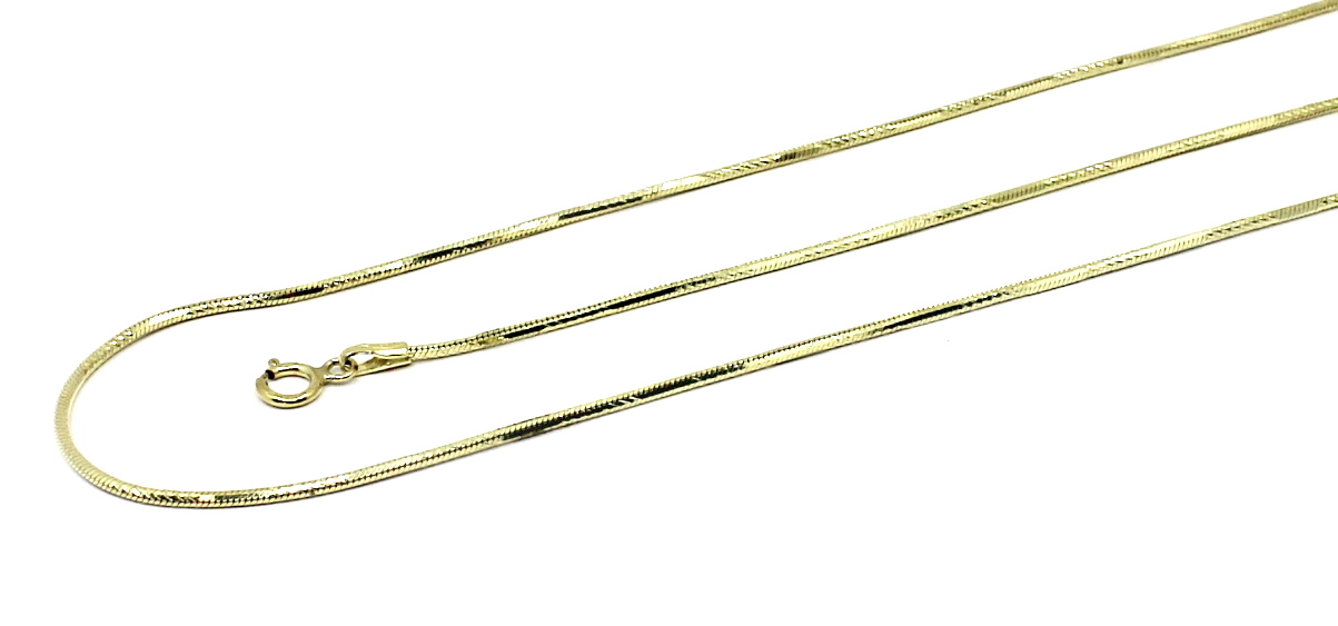 Zlatý luxusní řetízek gravírovaná žíla 42/50cm Délka řetízku: 50cm(váha 6,80g)