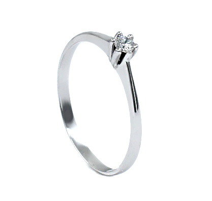 Diamantový zásnubní prsten 0,085ct Velikost a váha prstenu: 57