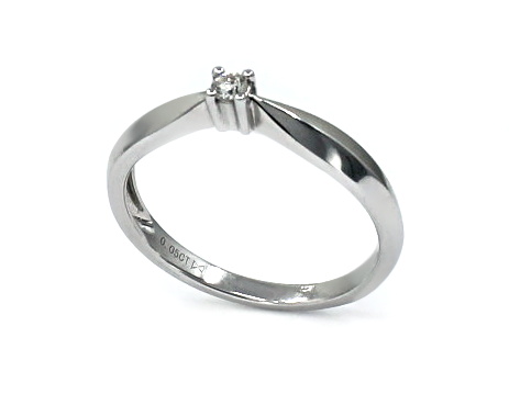 Zásnubní diamantový prsten 0,05ct Velikost a váha prstenu: 53