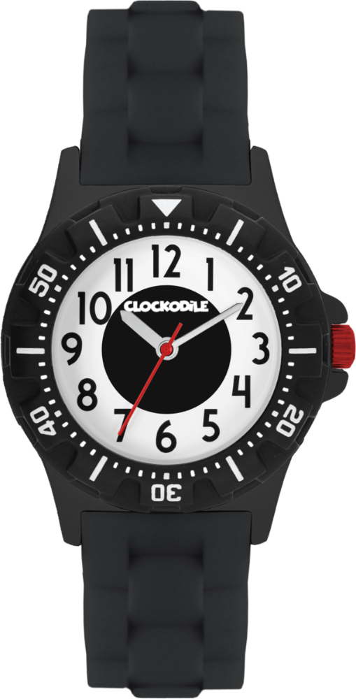 Svítící černé sportovní chlapecké dětské hodinky CLOCKODILE SPORT 3.0-CWB0045