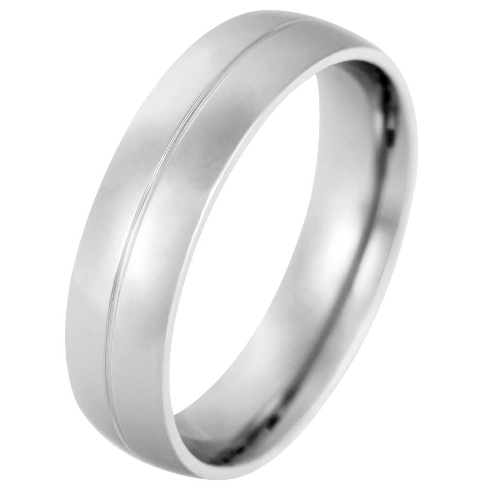 Ocelový snubní prsten 240293_A