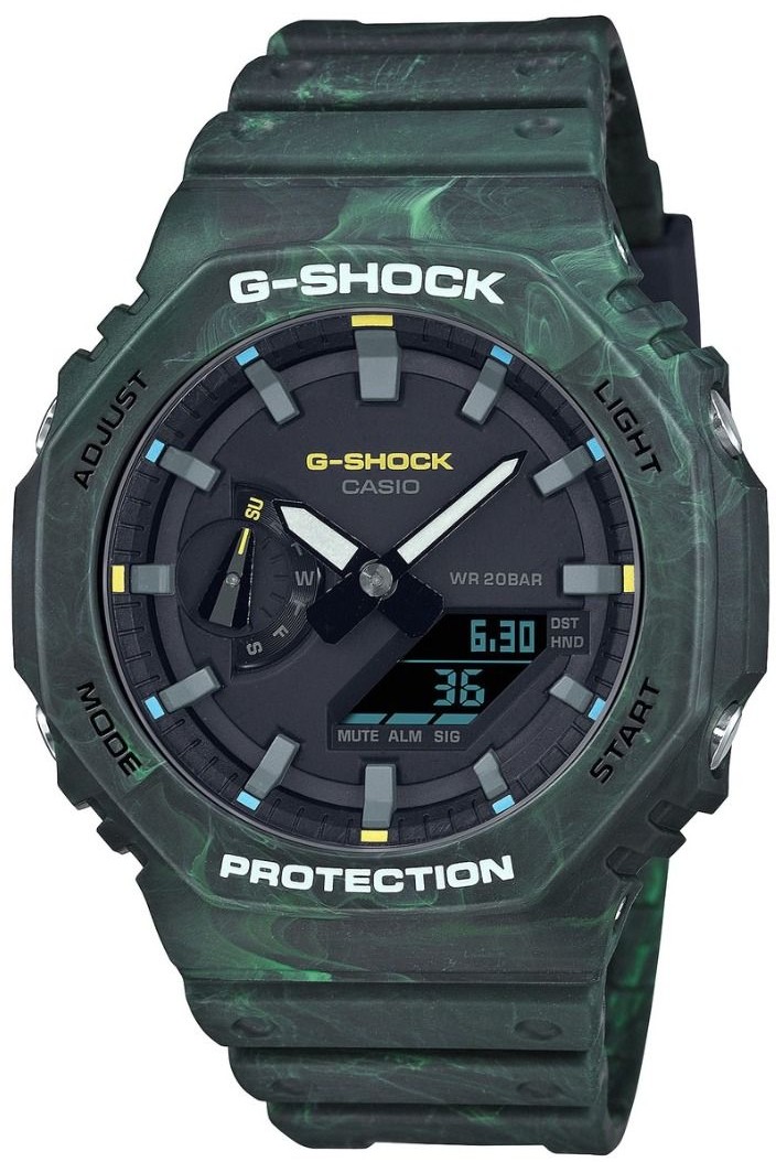 Casio G-Shock Carbon Core Guard Foggy Forest Series GA-2100FR-3AER