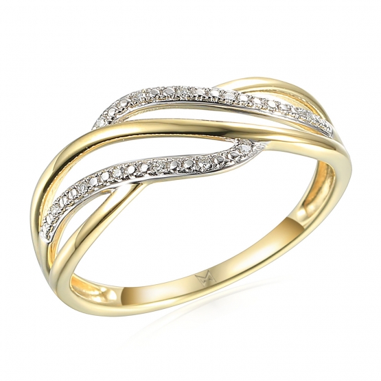 Diamantový prsten kombinovaný Karolina Velikost a váha prstenu: 60