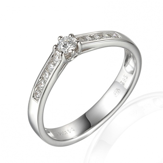 Diamantový prsten 0759 Velikost a váha prstenu: 51