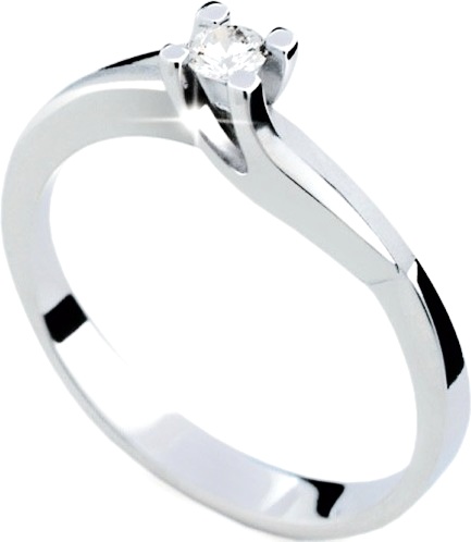 Zásnubní diamantový prsten K528 Velikost a váha prstenu: 56