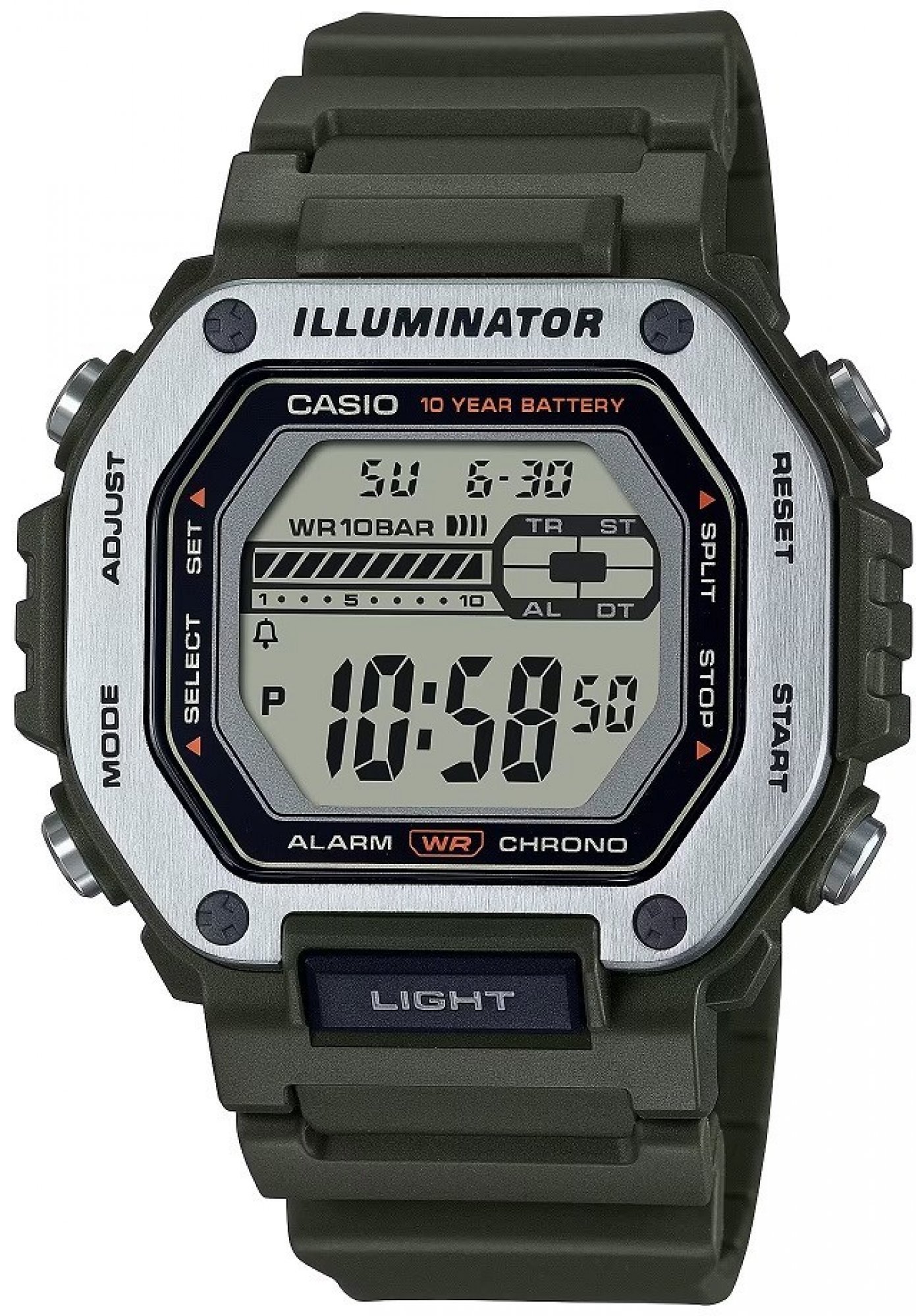 CASIO COLLECTION DIGITAL MWD-110H-3AVEF