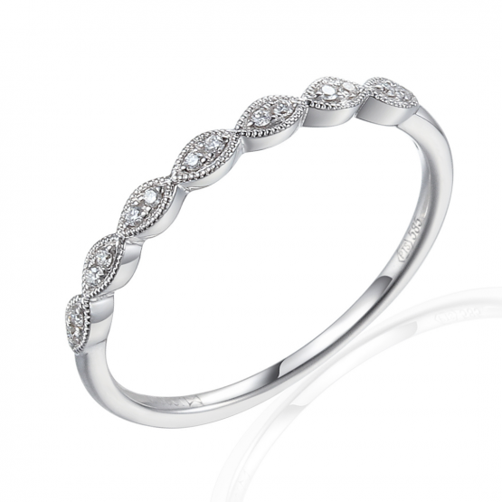 Diamantový prsten pletený 51v Velikost a váha prstenu: 51