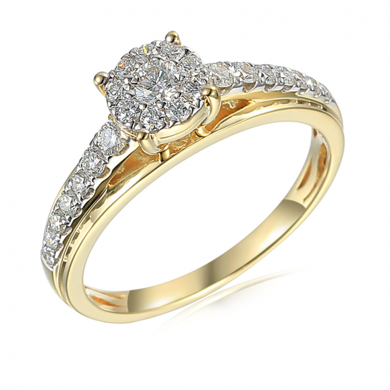 Diamantový prsten 0,48ct Velikost a váha prstenu: 58