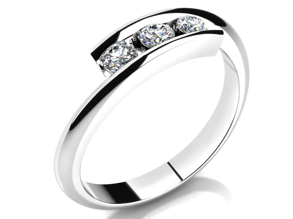 Diamantový prsten 0,09ct 56v Velikost a váha prstenu: 56