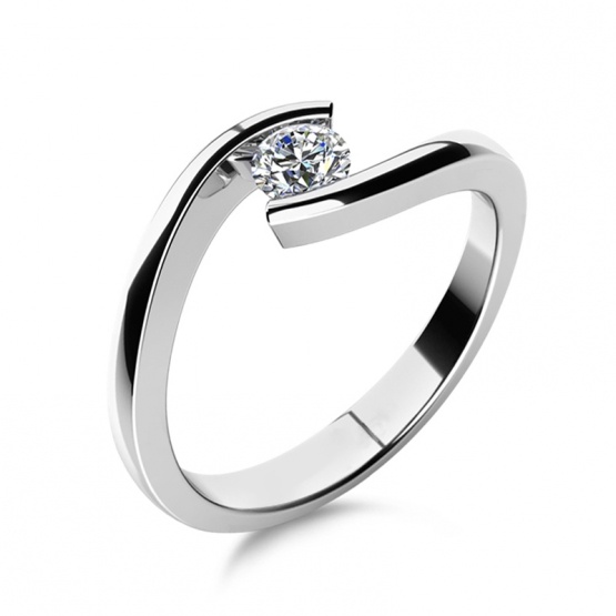 Diamantový prsten 0,15 ct v.55 Velikost a váha prstenu: 55