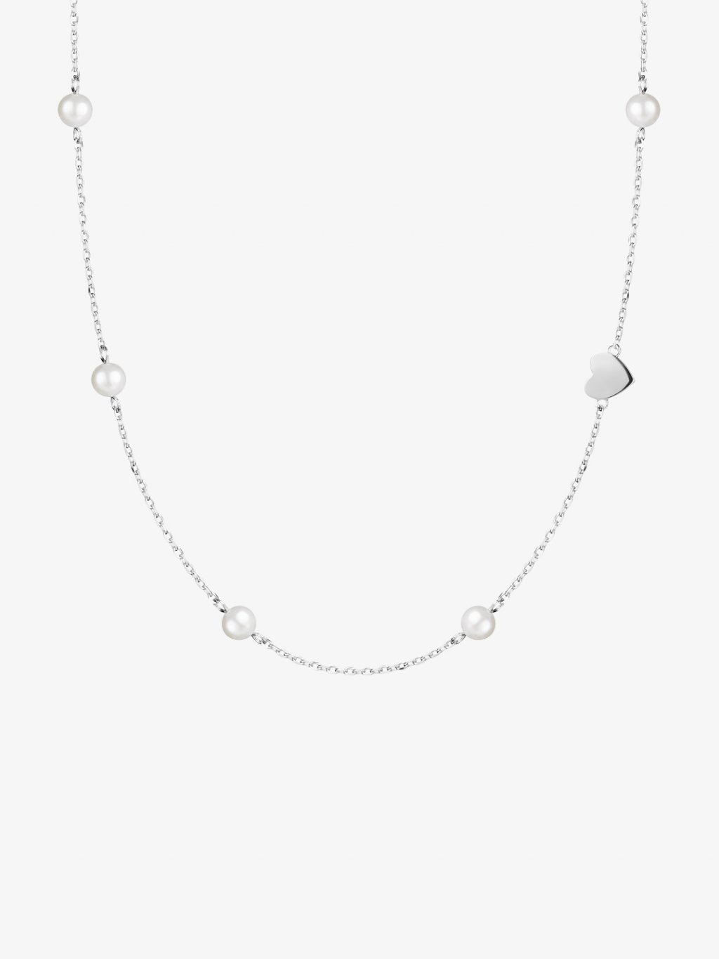 Stříbrný náhrdelník Pearl Passion s říčními perlami Preciosa 6156 01
