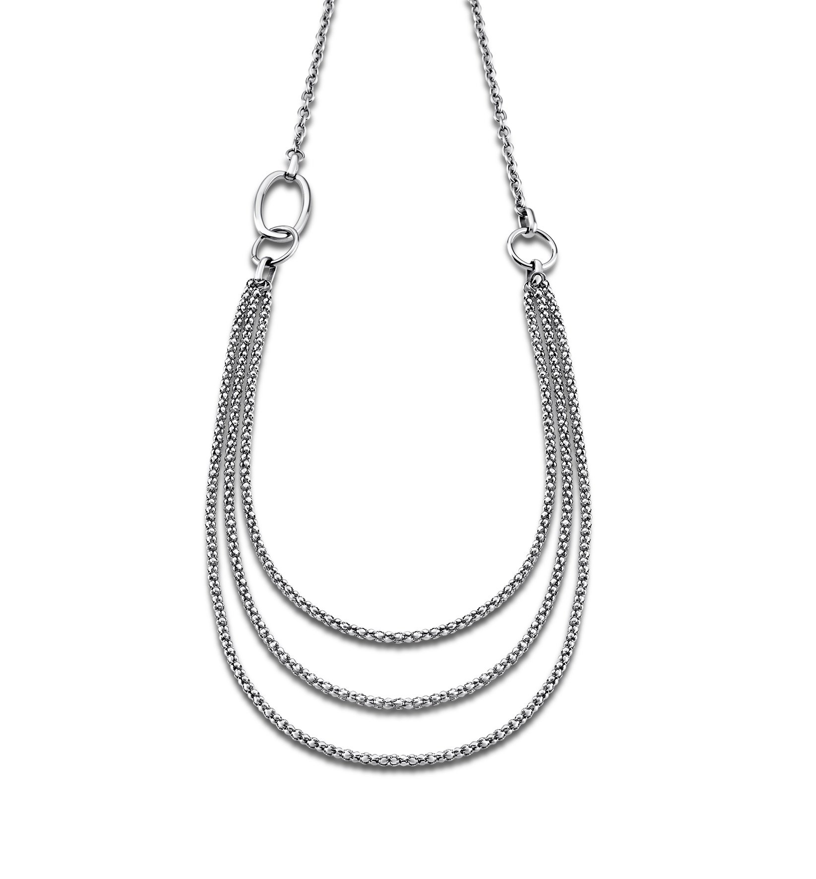 Lotus style LS1817-1/1 ocelový náhrdelník