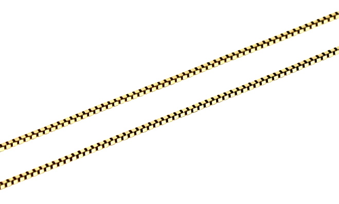 Zlatý řetízek Venezia 36- 38-40-42-45-50cm Délka řetízku: 50cm(váha 1,20g)