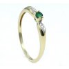 Zlatý prsten se smaragdem 4130