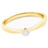 Zlatý prsten s diamantem 0,075ct