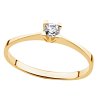 Zlatý prsten s diamantem 0,12ct