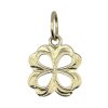 Zlatý přívěsek čtyřlístek s gravírováním 2 varianty