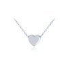 MINET stříbrný náhrdelník LOVE se srdíčkem JMAN0234GN45