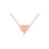 MINET stříbrný náhrdelník LOVE se srdíčkem JMAN0234GN45