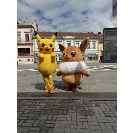 Maskot Pokemon Eevee - pronájem s obsluhou