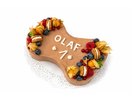 Narozeninový dort pro psa Olaf