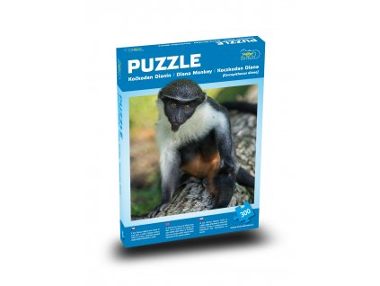 Puzzle - kočkodan Dianin