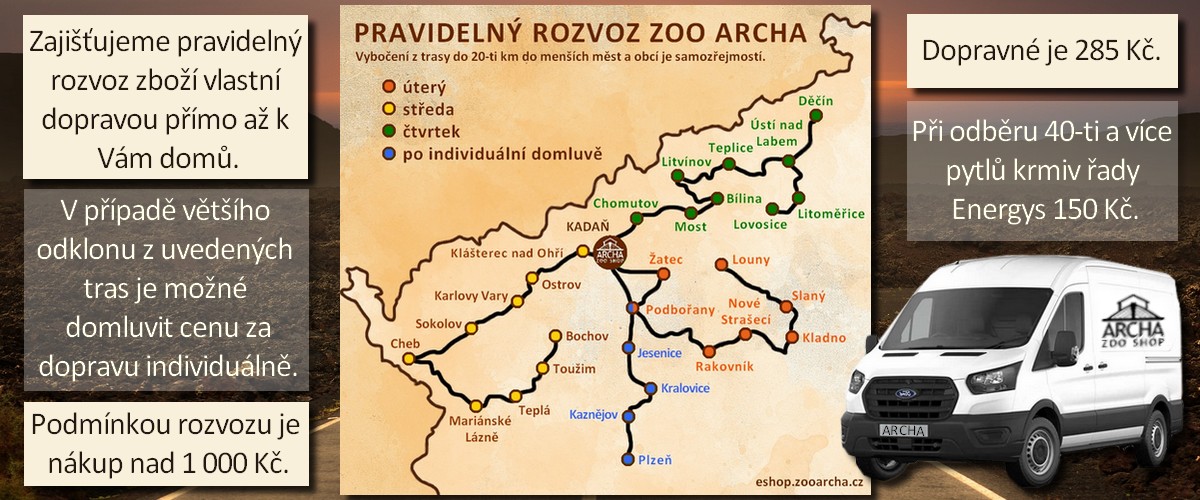 Rozvoz ZooArcha