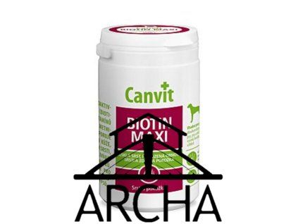 Canvit Biotin Maxi pro psy ochucený 230g