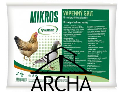 Mikrop/Mikros VPC GB vápenný grit - 3 kg