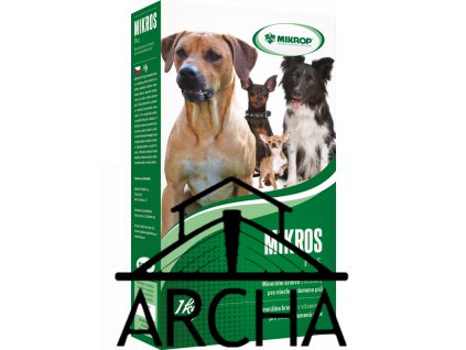 Mikrop/Mikros PES 1kg - minerální krmivo s vitaminy pro psy