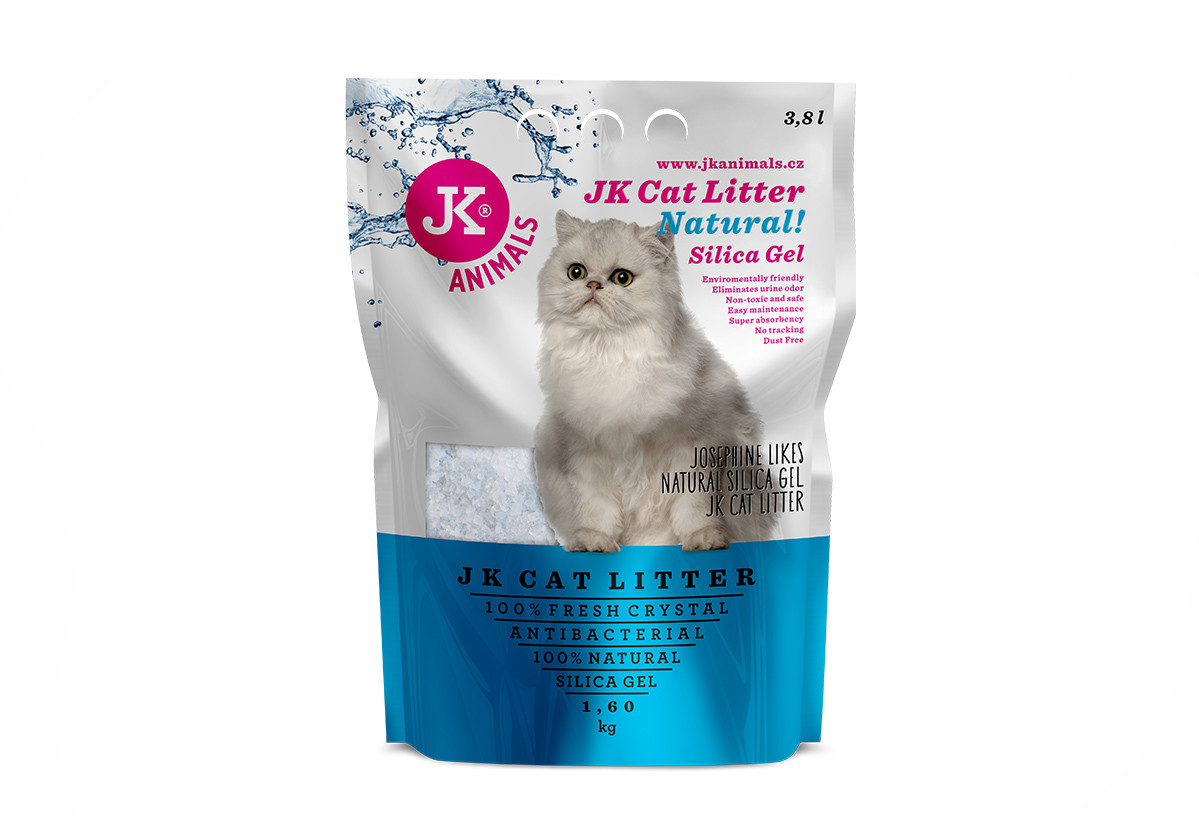 Litter Silica gel - natural, kočkolit 1,6 kg/3,8 l