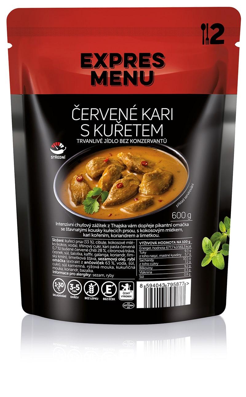 EX. Červené kari s kuřetem - 600 g