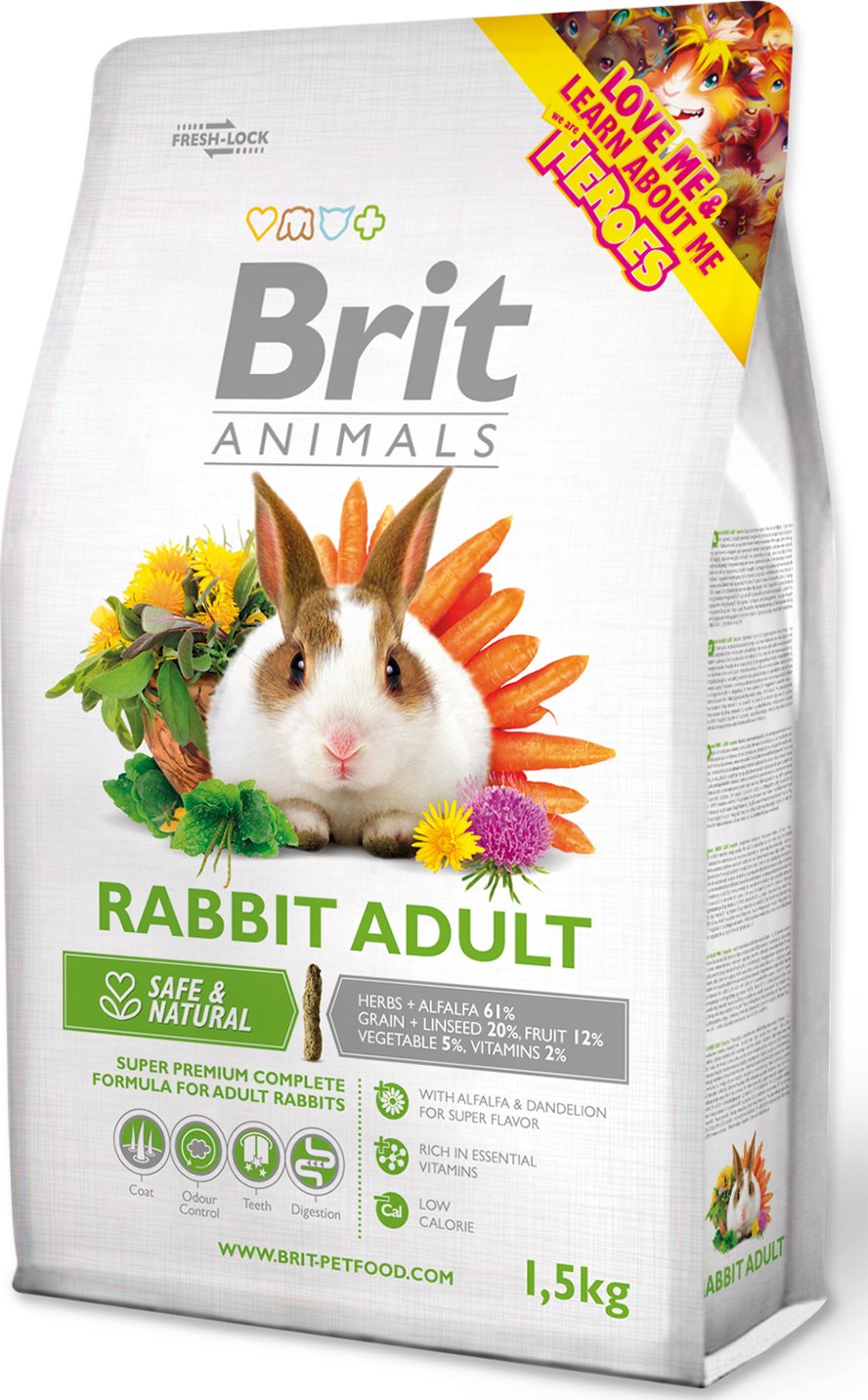 Brit Animals Rabbit Adult Complete 1,5 kg