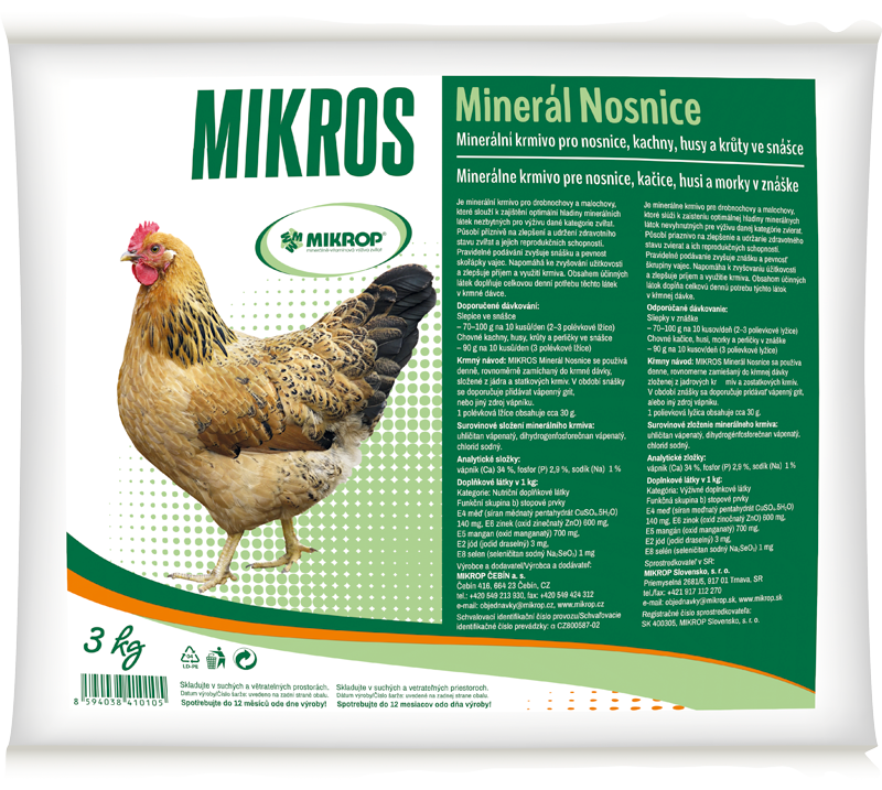 Mikrop/Mikros minerál NOSNICE 3 kg